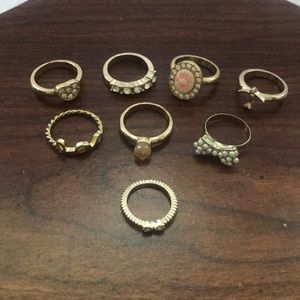 Gold Ring Set
